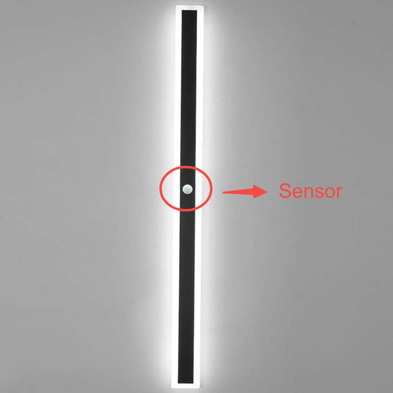 Elegancka nowoczesna lampa ścienna na zewnątrz do ogrodu i balkonu