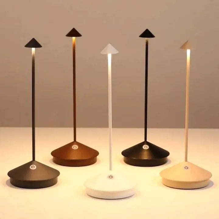 Ładowana bezprzewodowa lampa LED – Wodoodporna i ściemniana