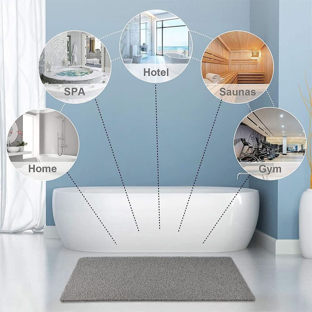 Mata Prysznicowa Antypoślizgowa z Systemem Odwodnienia
