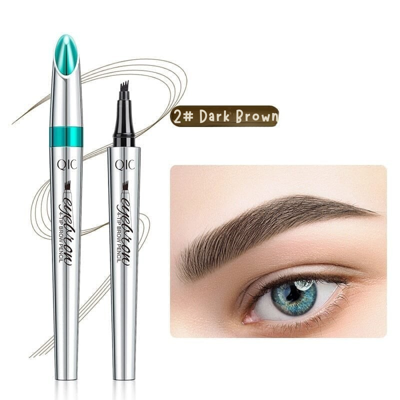 Wodoodporny ołówek do brwi microblading z 4-czopowym designem