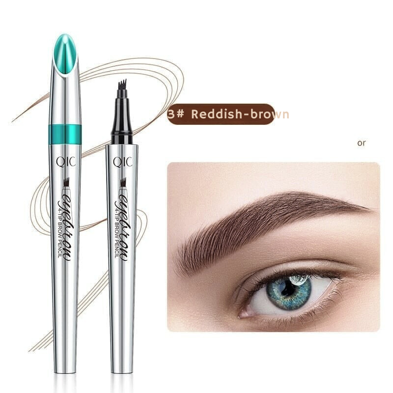 Wodoodporny ołówek do brwi microblading z 4-czopowym designem