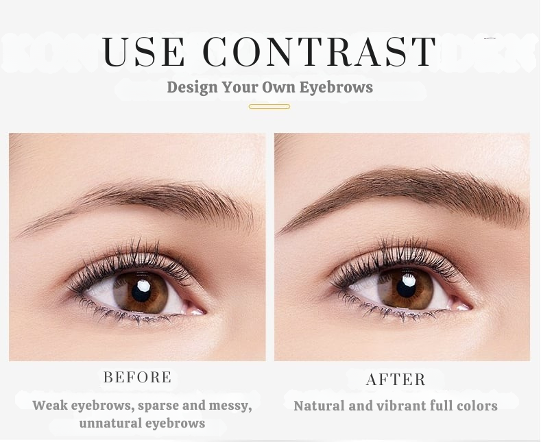 Wodoodporny ołówek do brwi microblading z 4-czopowym designem