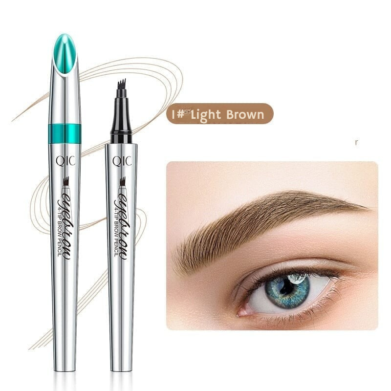 Wodoodporny ołówek do brwi microblading z 4-czopowym designem