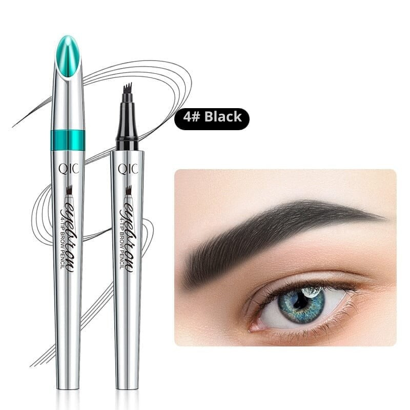 Wodoodporny ołówek do brwi microblading z 4-czopowym designem