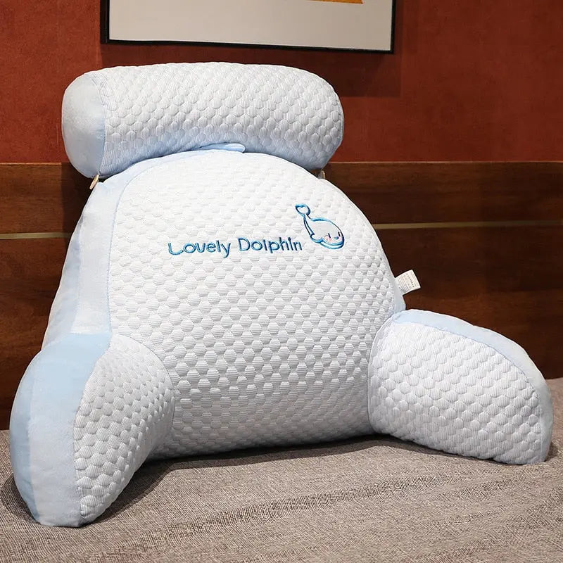 Ergonomiczna Poduszka Trójkątna – Idealne Wsparcie i Komfort dla Pleców, Szyi i Nóg!