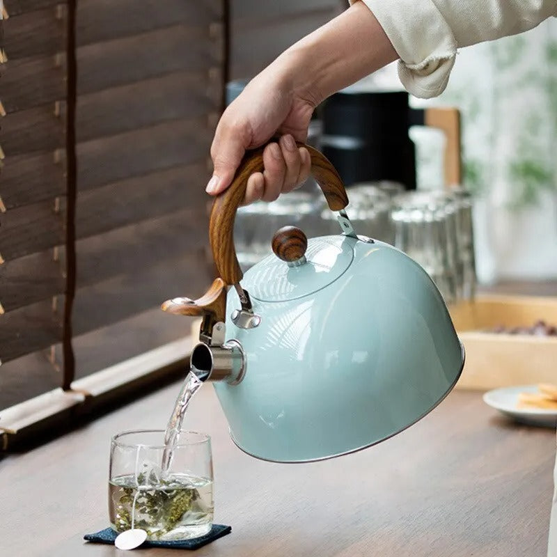 Regulowany Czajnik ze Stali Nierdzewnej z Gwizdkiem - 2.5L/3L