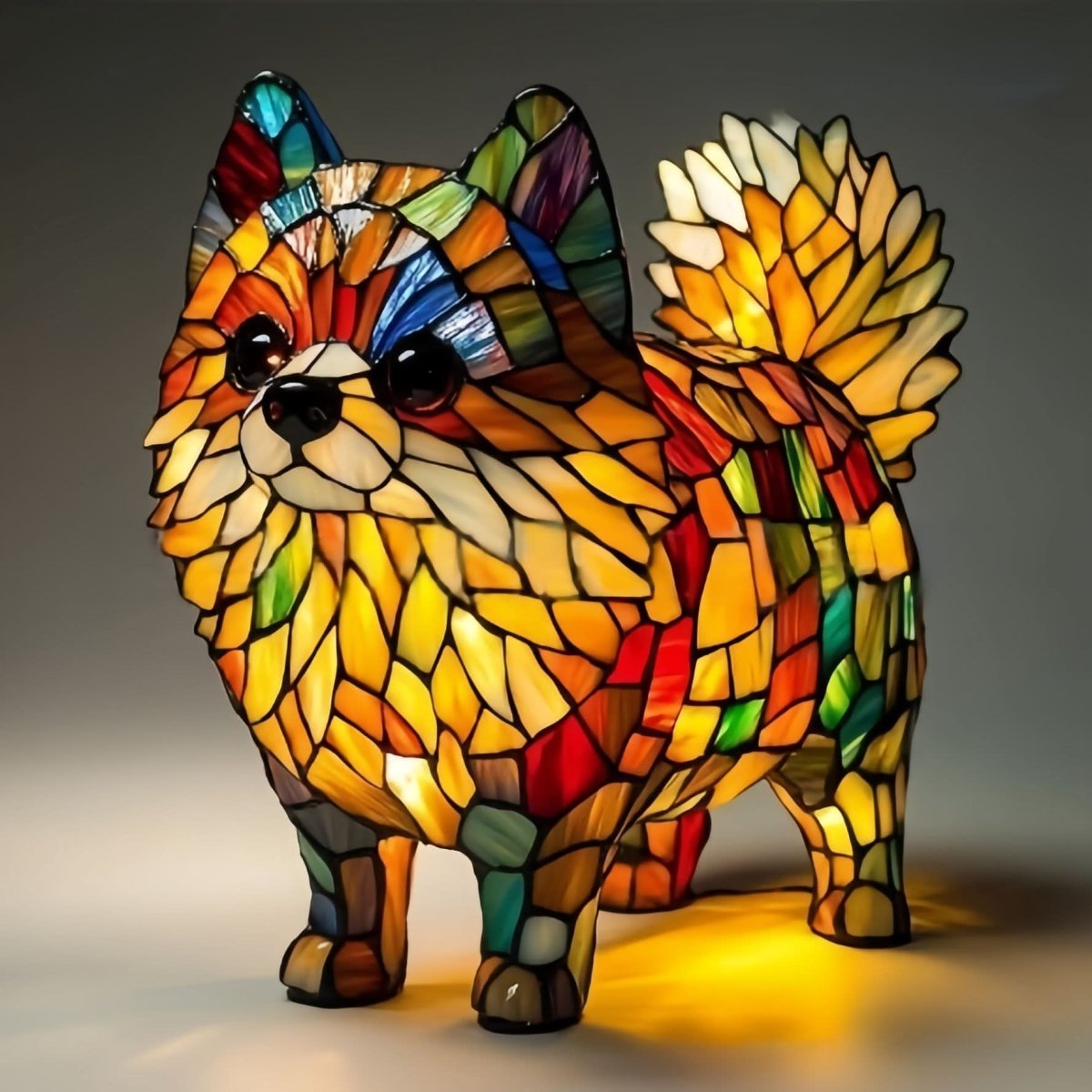 Artystyczna Lampa LED w Kształcie Psa dla Przytulnej Dekoracji Domu