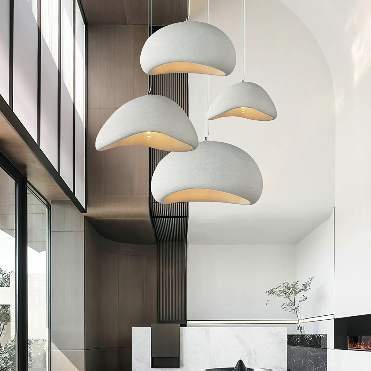 Elegancka Lampa Wisząca z Regulacją Jasności do Tworzenia Nastroju