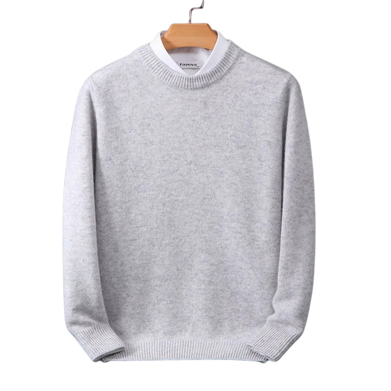 Sweter z Okrągłym Dekoltem
