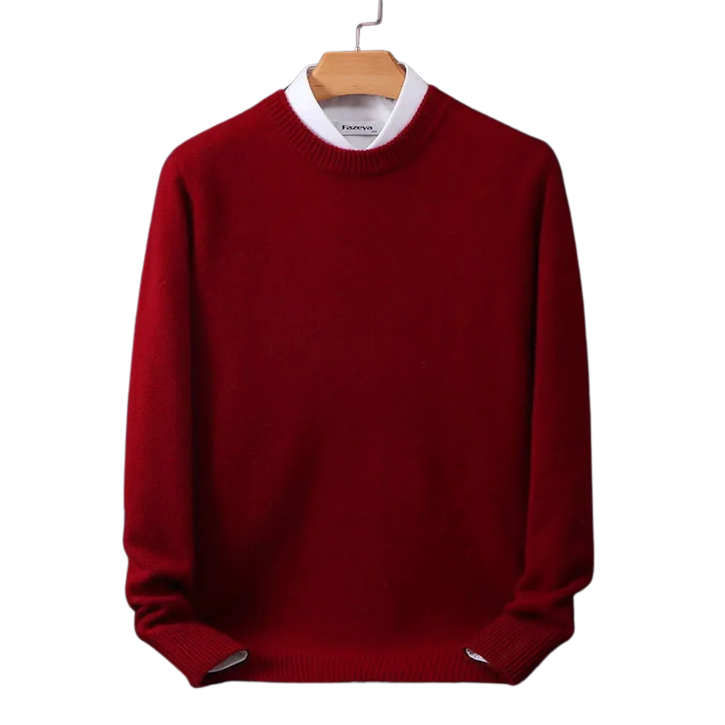 Sweter z Okrągłym Dekoltem