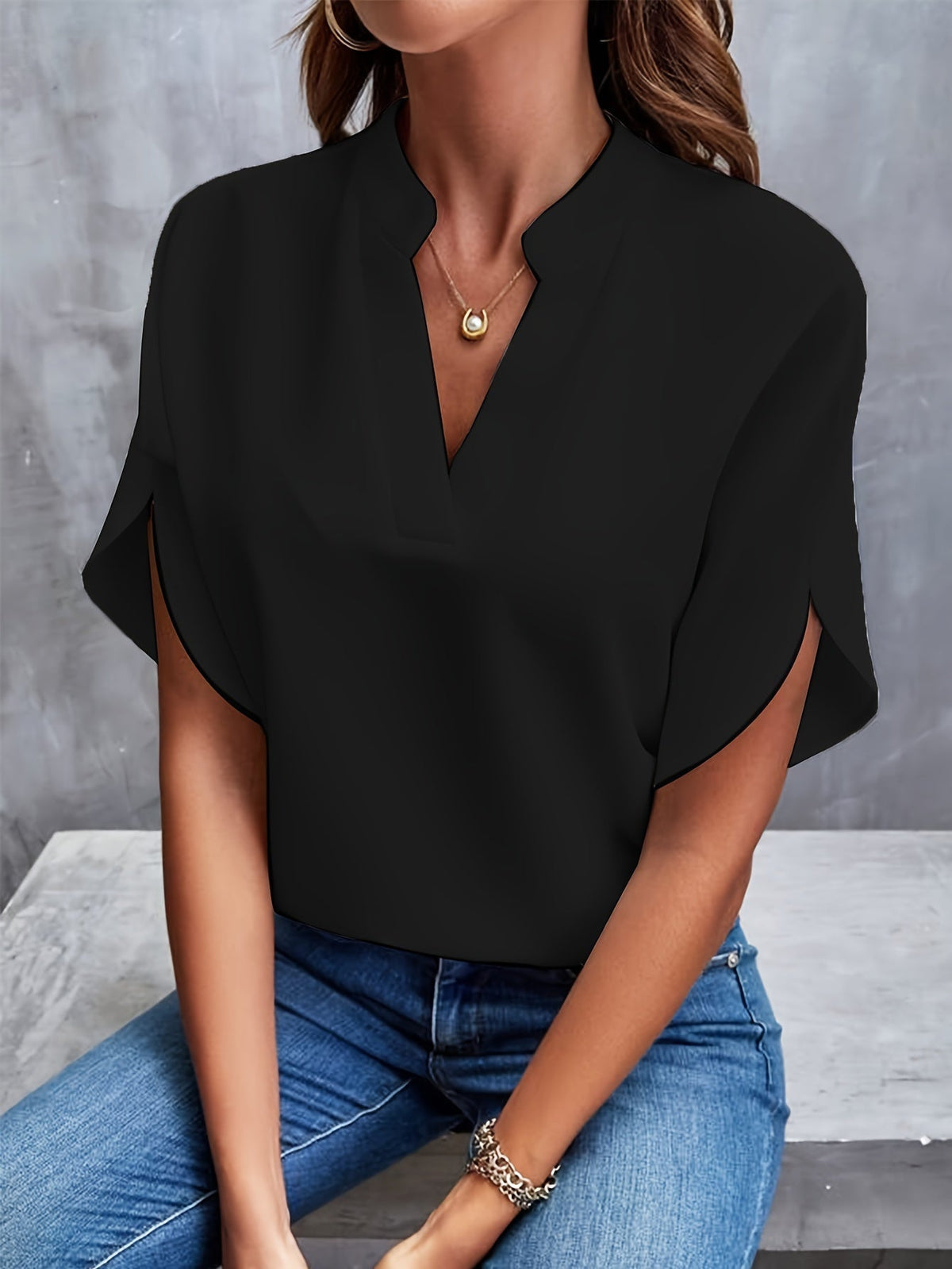 Elegancka Letnia Bluzka