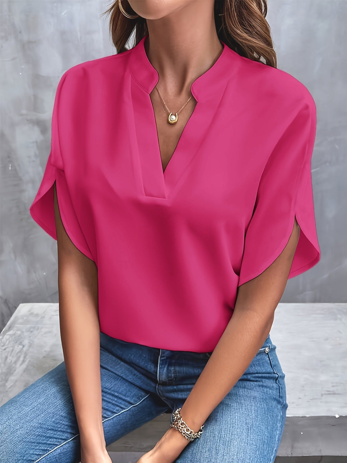 Elegancka Letnia Bluzka