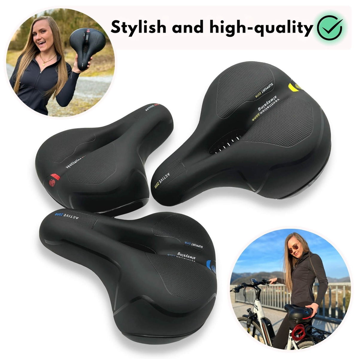 Ergonomiczne Siodełko Rowerowe | Design z Amortyzacją