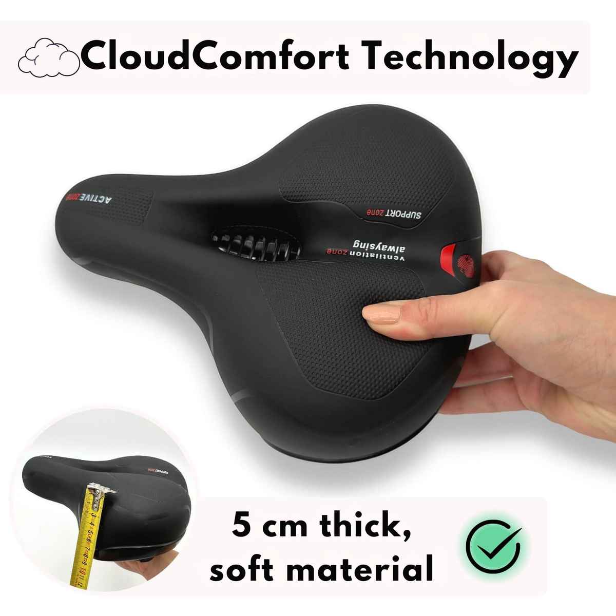 Ergonomiczne Siodełko Rowerowe | Design z Amortyzacją