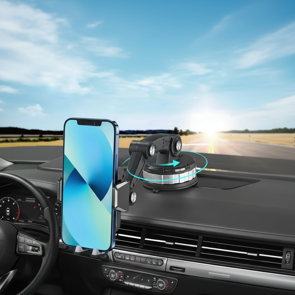 Uniwersalny uchwyt na telefon do samochodu z regulacją 360°