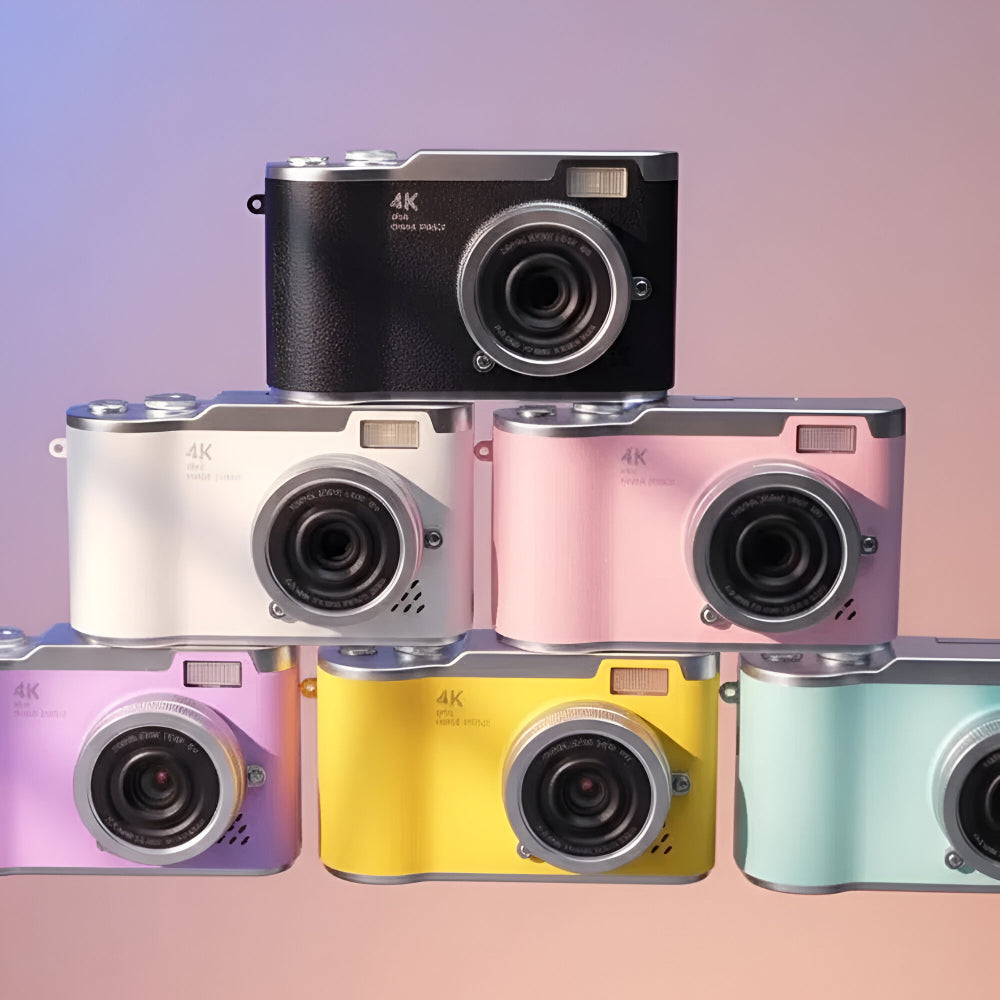 Kamera cyfrowa 4K do vlogowania z obrotowym ekranem dla dorosłych