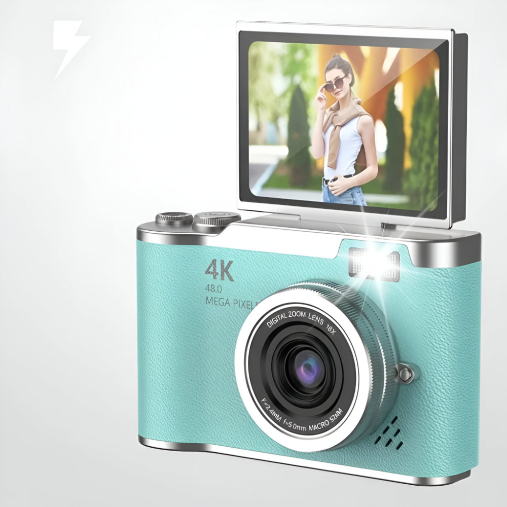 Kamera cyfrowa 4K do vlogowania z obrotowym ekranem dla dorosłych