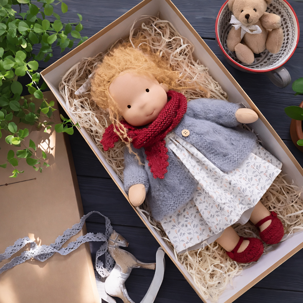 Kreatywna Lalka Tkaninowa w Stylu Waldorf dla Dzieci