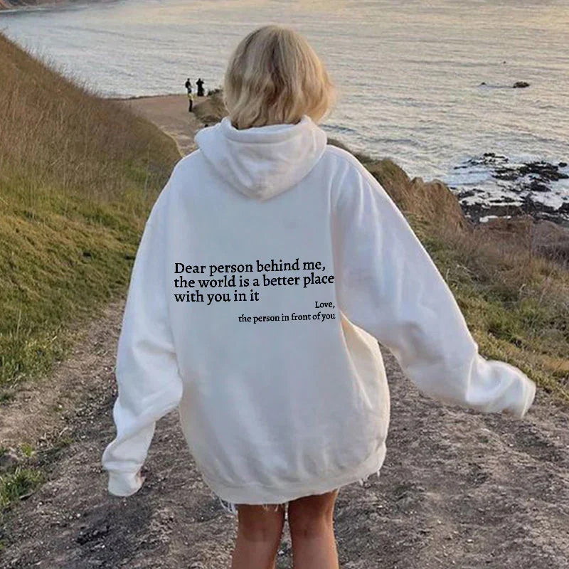Hoodie "Droga Osobo Za Mną"