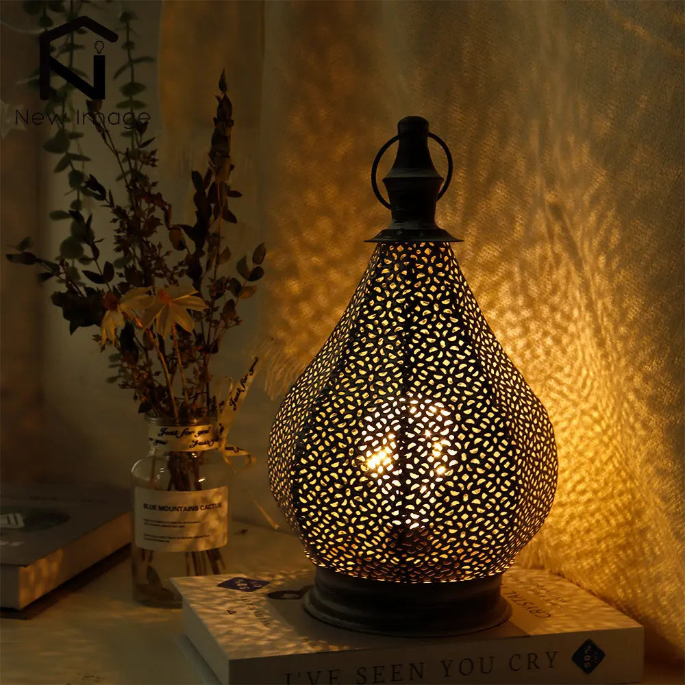 Lampa Stołowa w Marokańskim Stylu