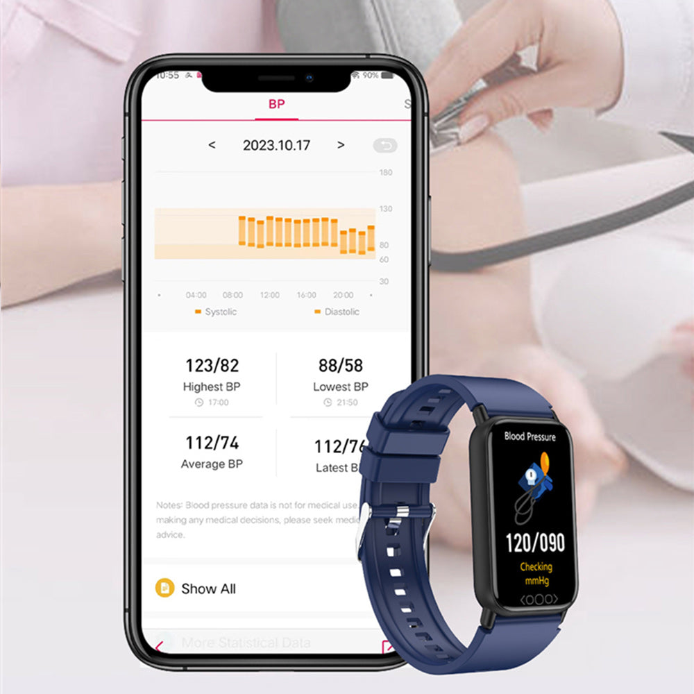 Zaawansowany Smartwatch do Monitorowania Zdrowia z Wielowymiarowymi Funkcjami