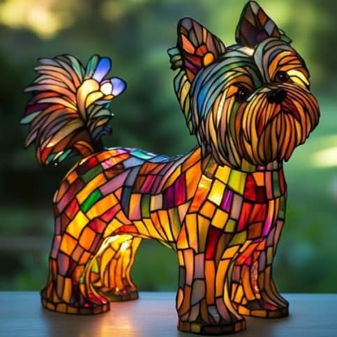 Lampa nocna w kształcie psa | Ciepłe światło | Zasilana przez USB z włącznikiem
