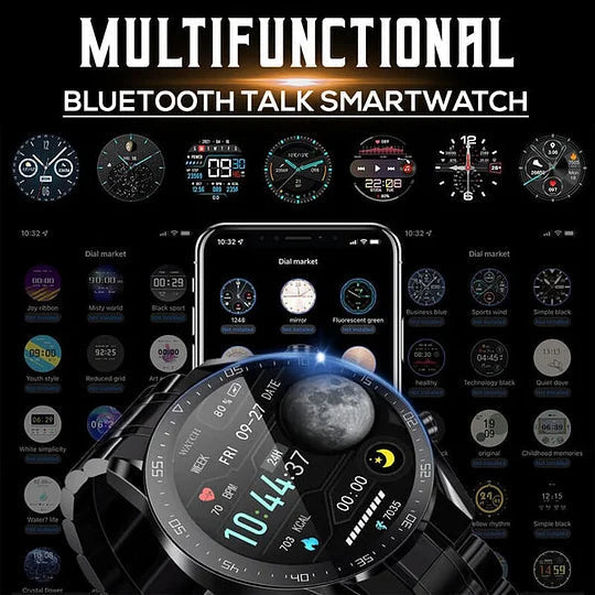 Wszechstronny Smartwatch z funkcją rozmów Bluetooth, NFC i monitorowaniem zdrowia