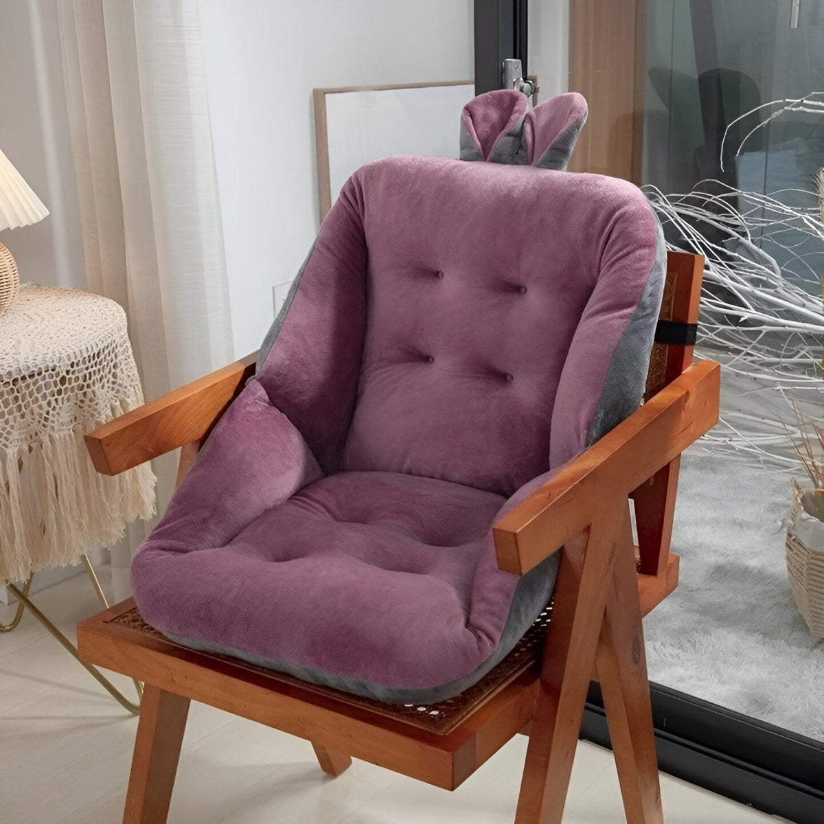 Wygodna Poduszka Siedząca do Biura, Domu i Samochodu - Łagodzi Ból Pleców i Wspiera Kość Ogonową