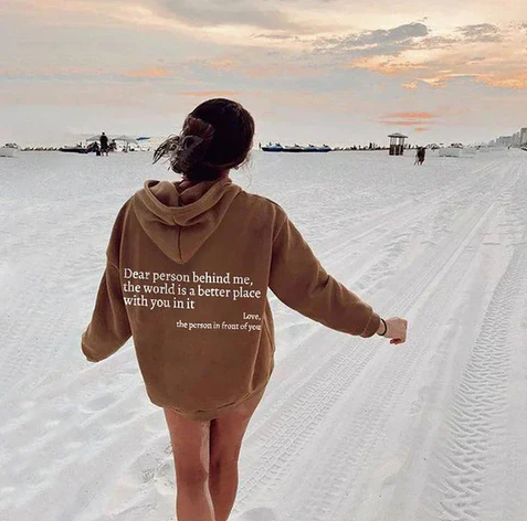 Hoodie "Droga Osobo Za Mną"
