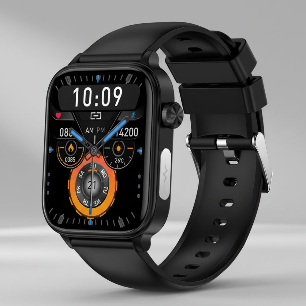Inteligentny zegarek fitness z monitorowaniem zdrowia, śledzeniem tętna, krokomierzem i GPS