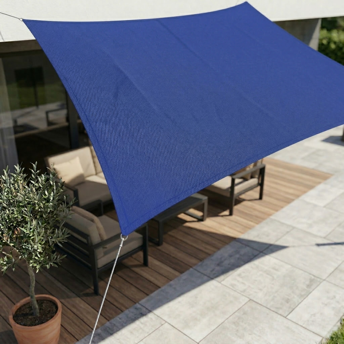 Prostokątny Wodoodporny Parasol | Tkanina Zewnętrzna | Ochrona UV