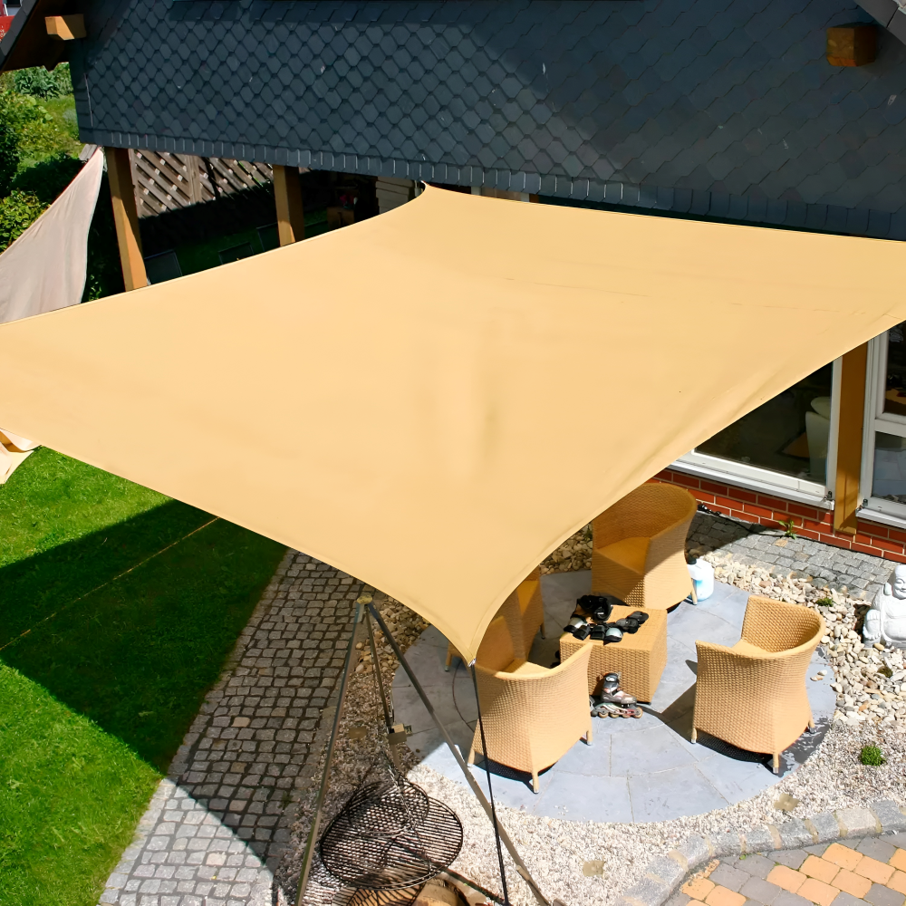 Prostokątny Wodoodporny Parasol | Tkanina Zewnętrzna | Ochrona UV
