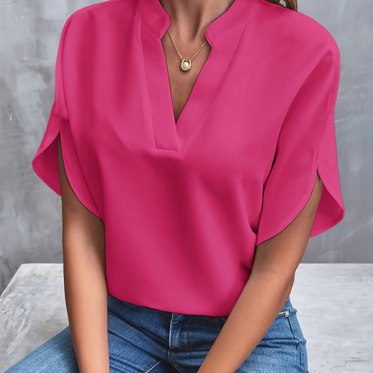 Elegancka Letnia Bluzka