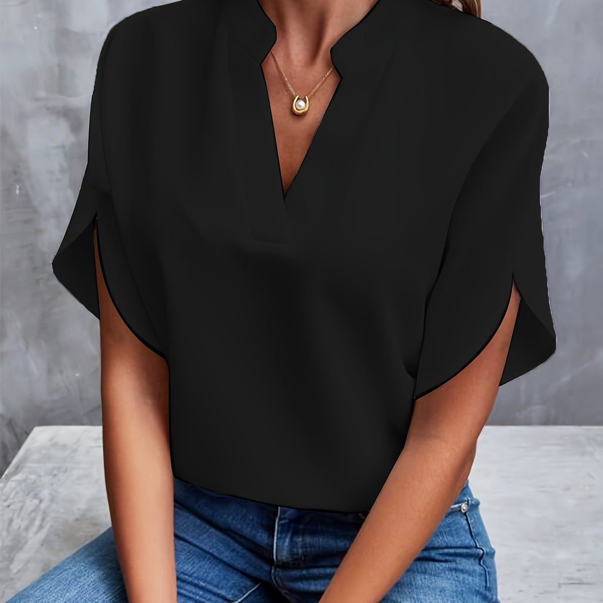 Elegancka Letnia Bluzka