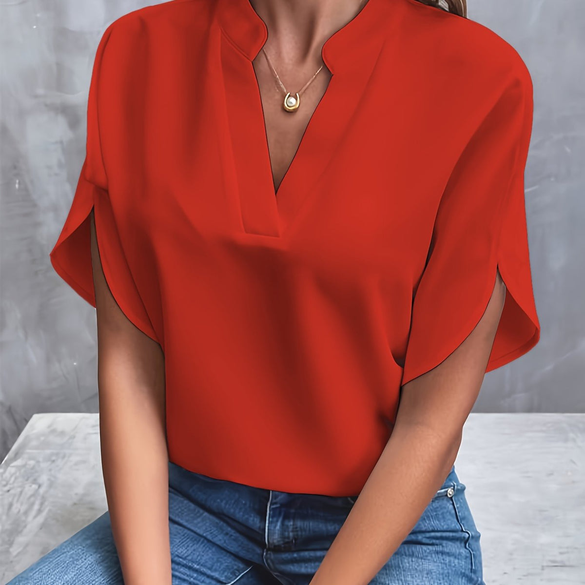 Elegancka Letnia Bluzka