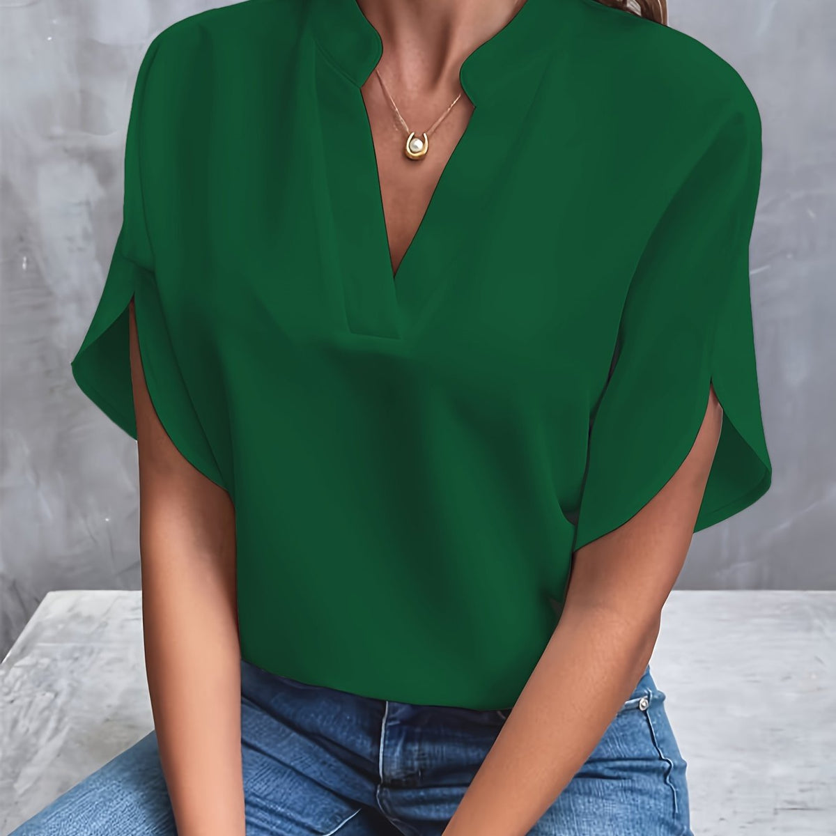 Elegancka Letnia Bluzka