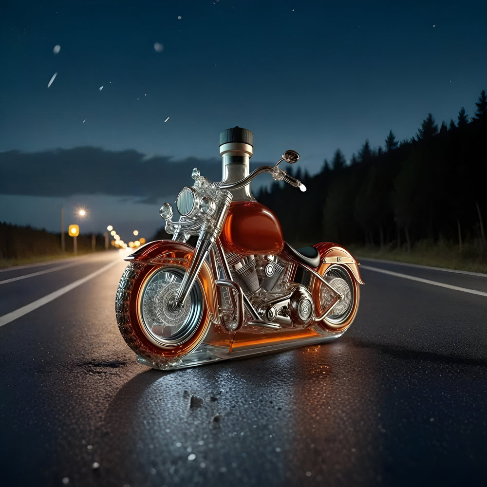 Dekanter do Whisky w Kształcie Motocykla do Dekoracji Baru