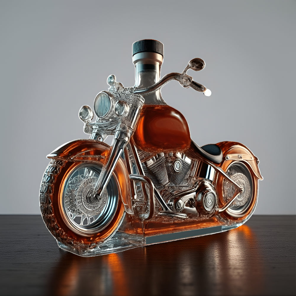 Dekanter do Whisky w Kształcie Motocykla do Dekoracji Baru