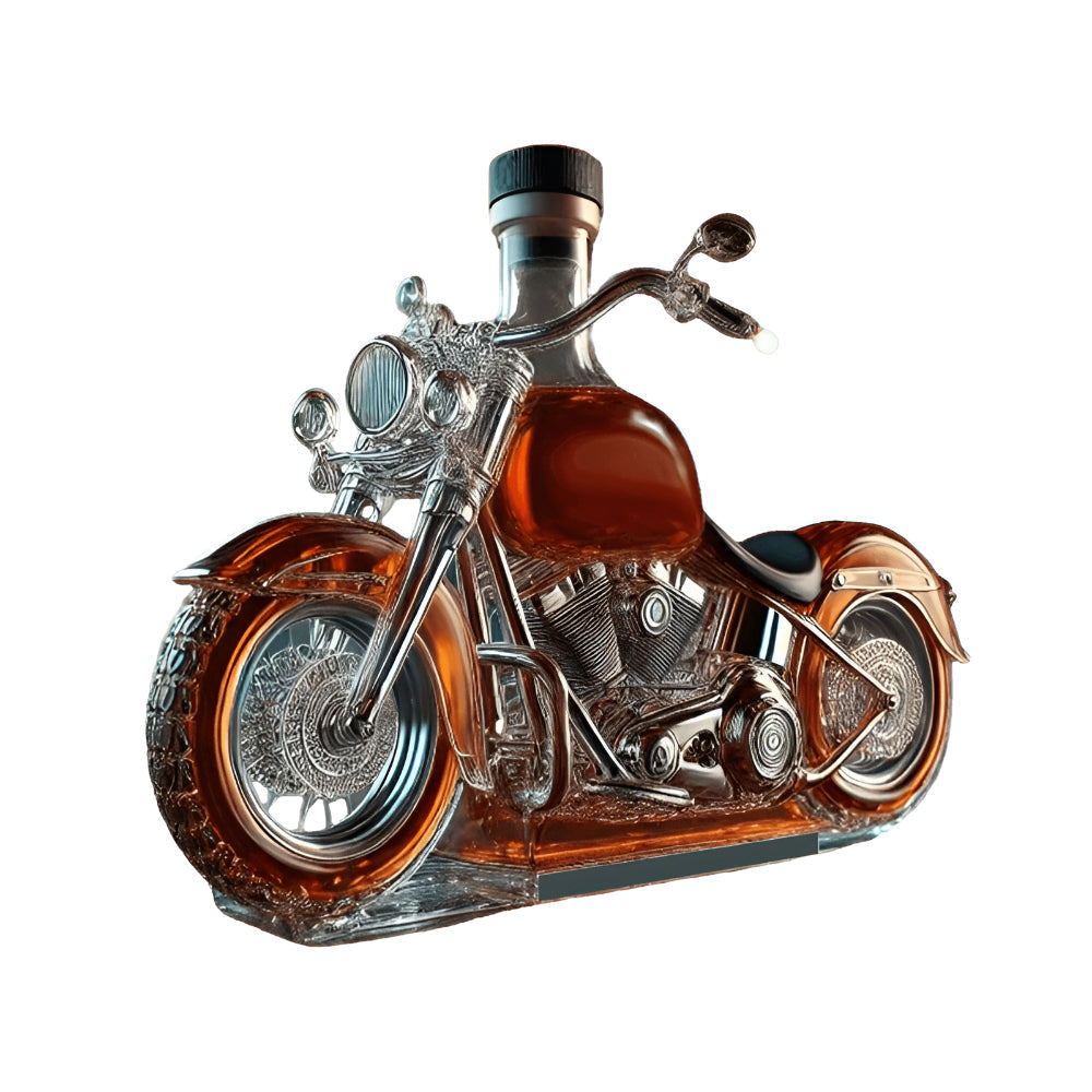 Dekanter do Whisky w Kształcie Motocykla do Dekoracji Baru