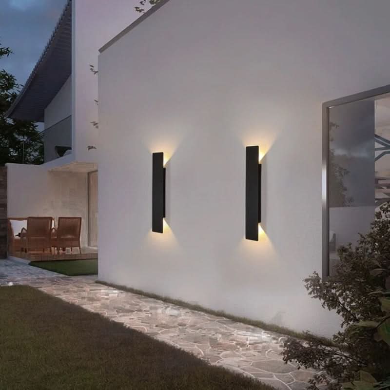 Wodoodporne Zewnętrzne Lampy Ścienne - Eleganckie Oświetlenie Zewnętrzne