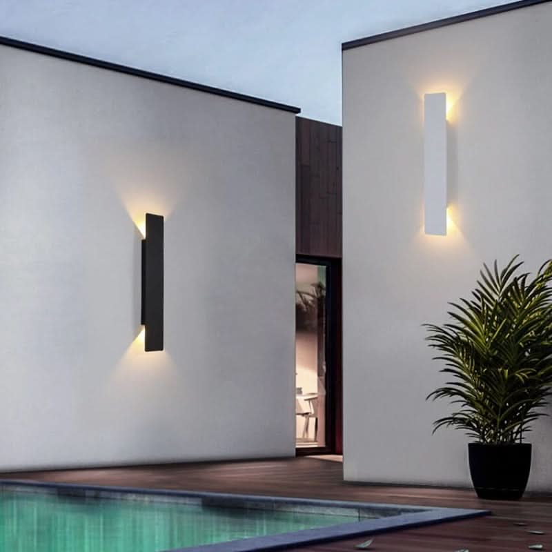 Wodoodporne Zewnętrzne Lampy Ścienne - Eleganckie Oświetlenie Zewnętrzne