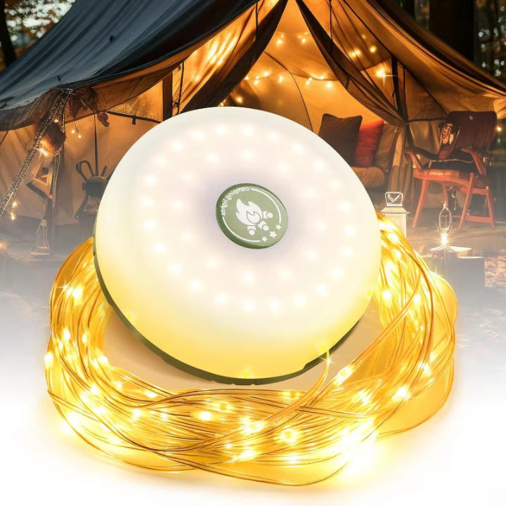 Lampka kempingowa 10m RGB – Zwiększ atmosferę i bezpieczeństwo na każdej przygodzie
