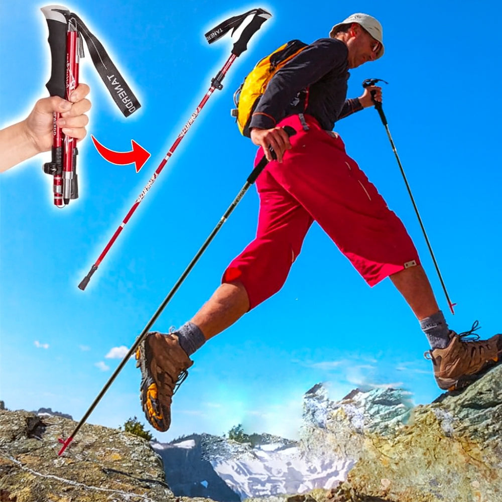 Regulowane Składane Kije Trekkingowe i Wędrówkowe