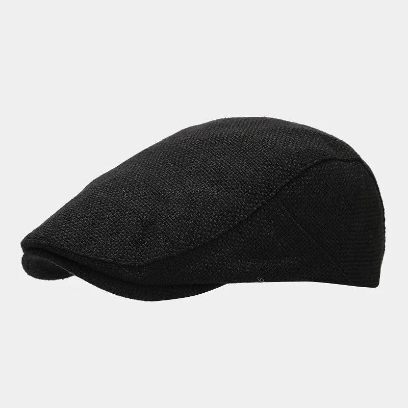 Męski Letni Beret Lnian