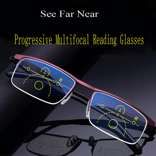 Progresywne Okulary Multifokalne dla Wyraźnego Widzenia - Inteligentny Niemiecki Design do Codziennego Użytku