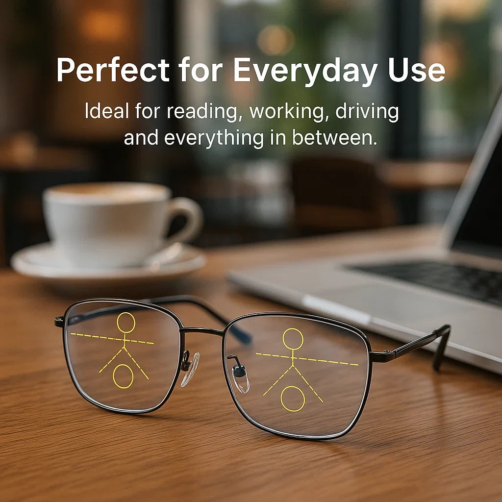 Progresywne Okulary Multifokalne dla Wyraźnego Widzenia - Inteligentny Niemiecki Design do Codziennego Użytku