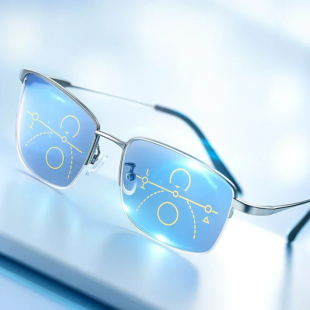 Progresywne Okulary Multifokalne dla Wyraźnego Widzenia - Inteligentny Niemiecki Design do Codziennego Użytku
