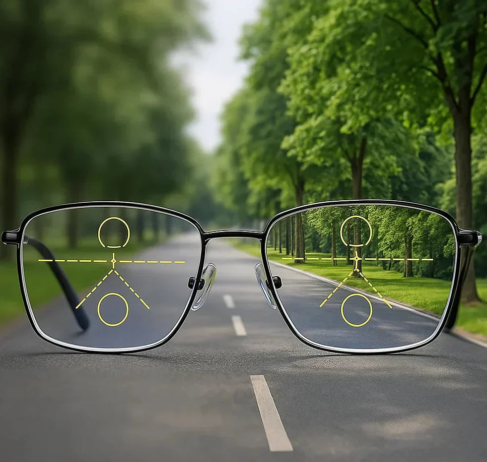 Progresywne Okulary Multifokalne dla Wyraźnego Widzenia - Inteligentny Niemiecki Design do Codziennego Użytku