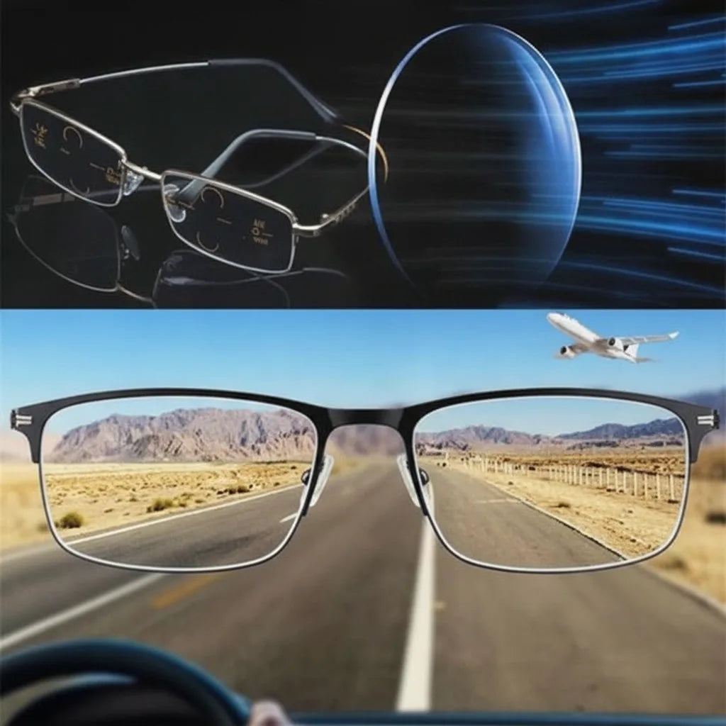 Automatycznie Regulowane Progresywne Okulary Bifokalne